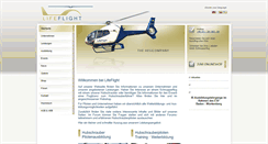 Desktop Screenshot of lifeflight.de